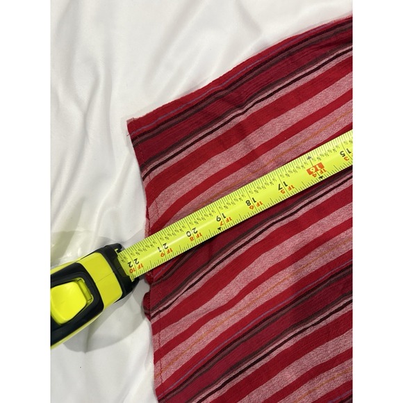 Universal Thread Women's Large Striped Short Sleeve Blouse Flowy For The Summer - Picture 4 of 4